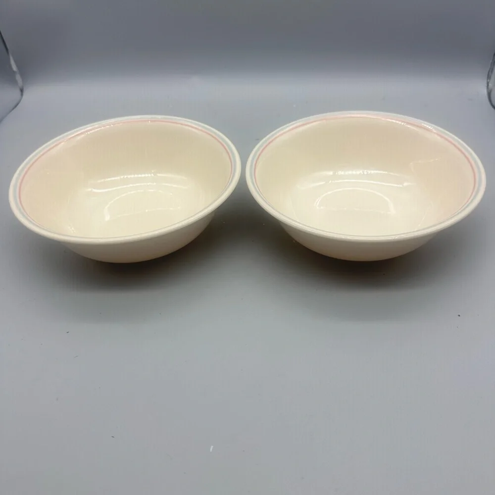 Corelle ceramic cereal bowls (2)